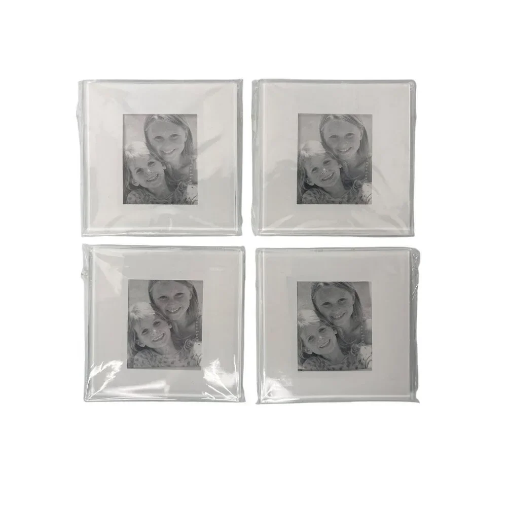Photo Coasters Set of Four by Kathryn Beich Insert Photo 2 x 2 - Picture 1 of 5